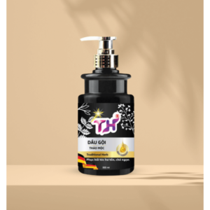 Dầu gội thảo mộc TH 500ml Chai Pét tròn đen mới