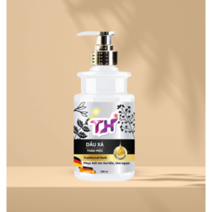 Dầu Xả thảo mộc TH 500ml Chai Pét Tròn Trắng mới