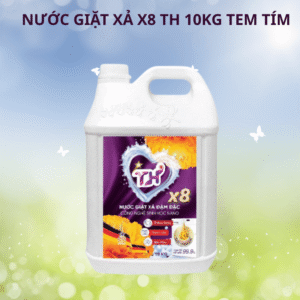 Nước Giặt Xả X8 TH 10kg Tem Tím