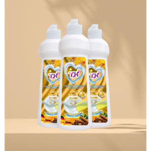 Nước Rửa Chén TH 750g Hương Quế, Chai Hàn Trắng, Nắp Trắng
