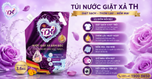 Ưu Điểm Nổi Bật Của Túi Nước Giặt Xả TH 3.6kg Tím